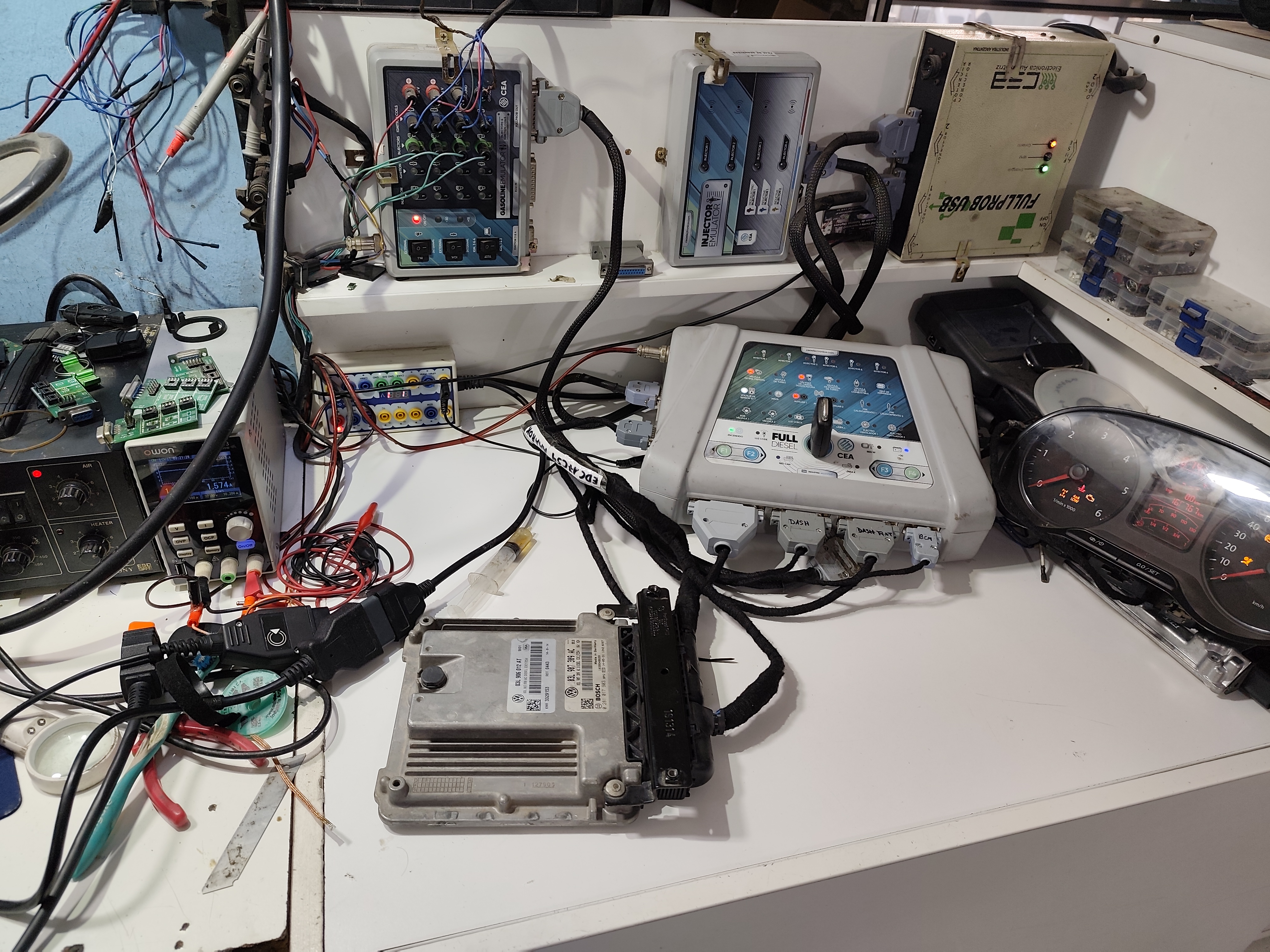 Banco de diagnóstico completo